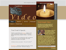 Tablet Screenshot of candlelightproductions.com
